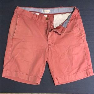 Salmon JCrew Chino Shorts 9”